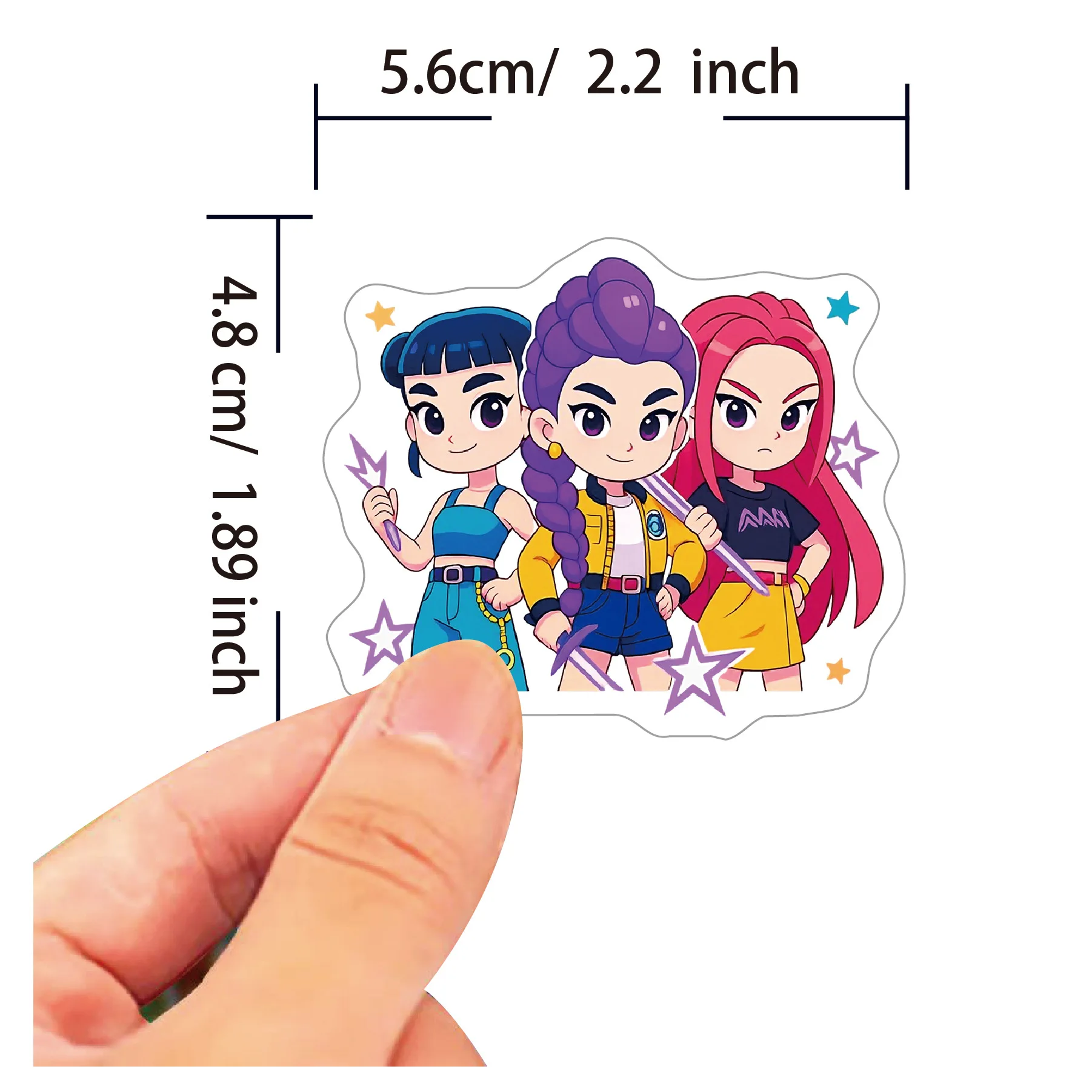 60Pcs Anime Girls Lumi Mila Zo - Skateboard review and price
