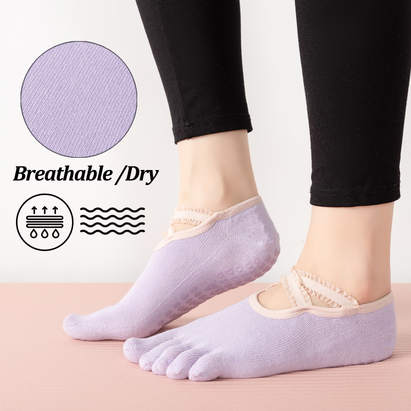 Ladies Non-Slip Pilates Socks  - Yoga Mat review and price