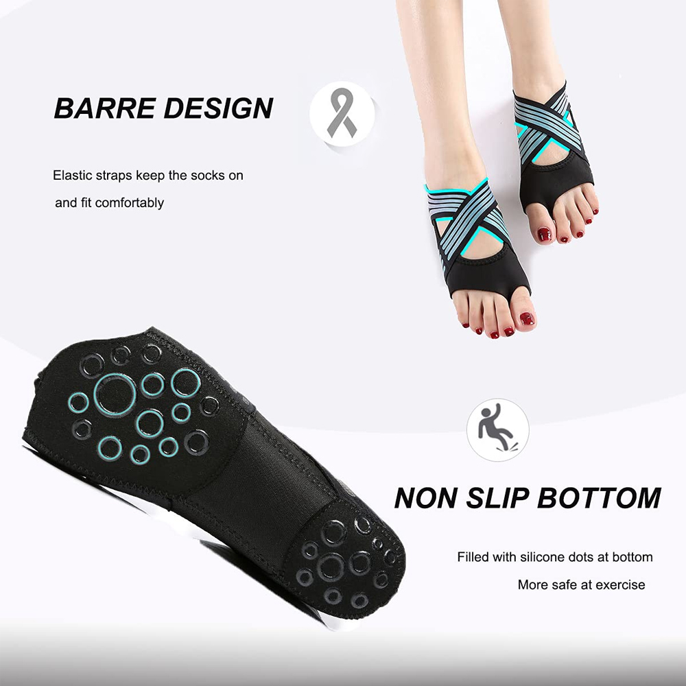 1Pair Women Non-Slip Toeless G - Yoga Mat review and price