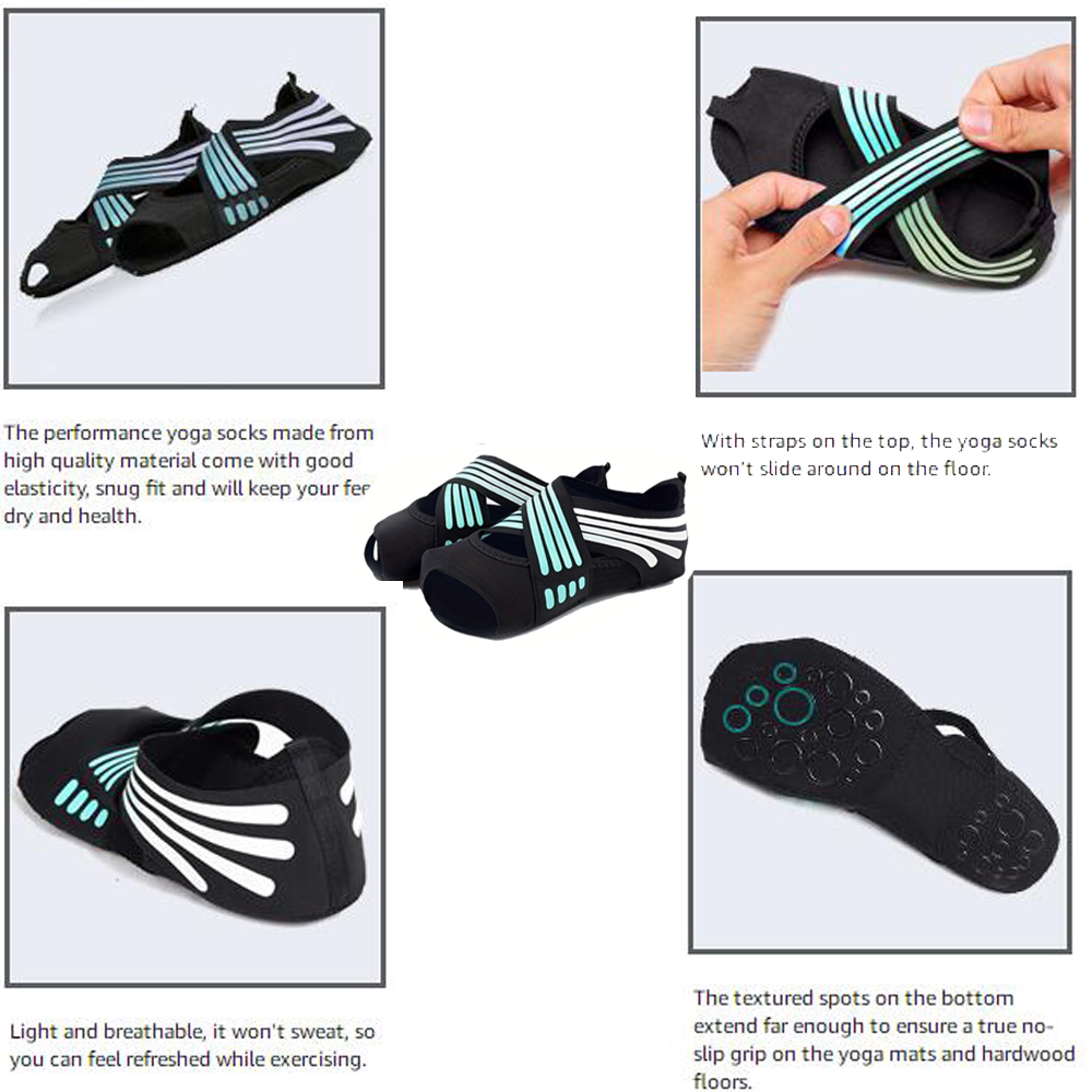 1Pair Women Non-Slip Toeless G - Yoga Mat review and price
