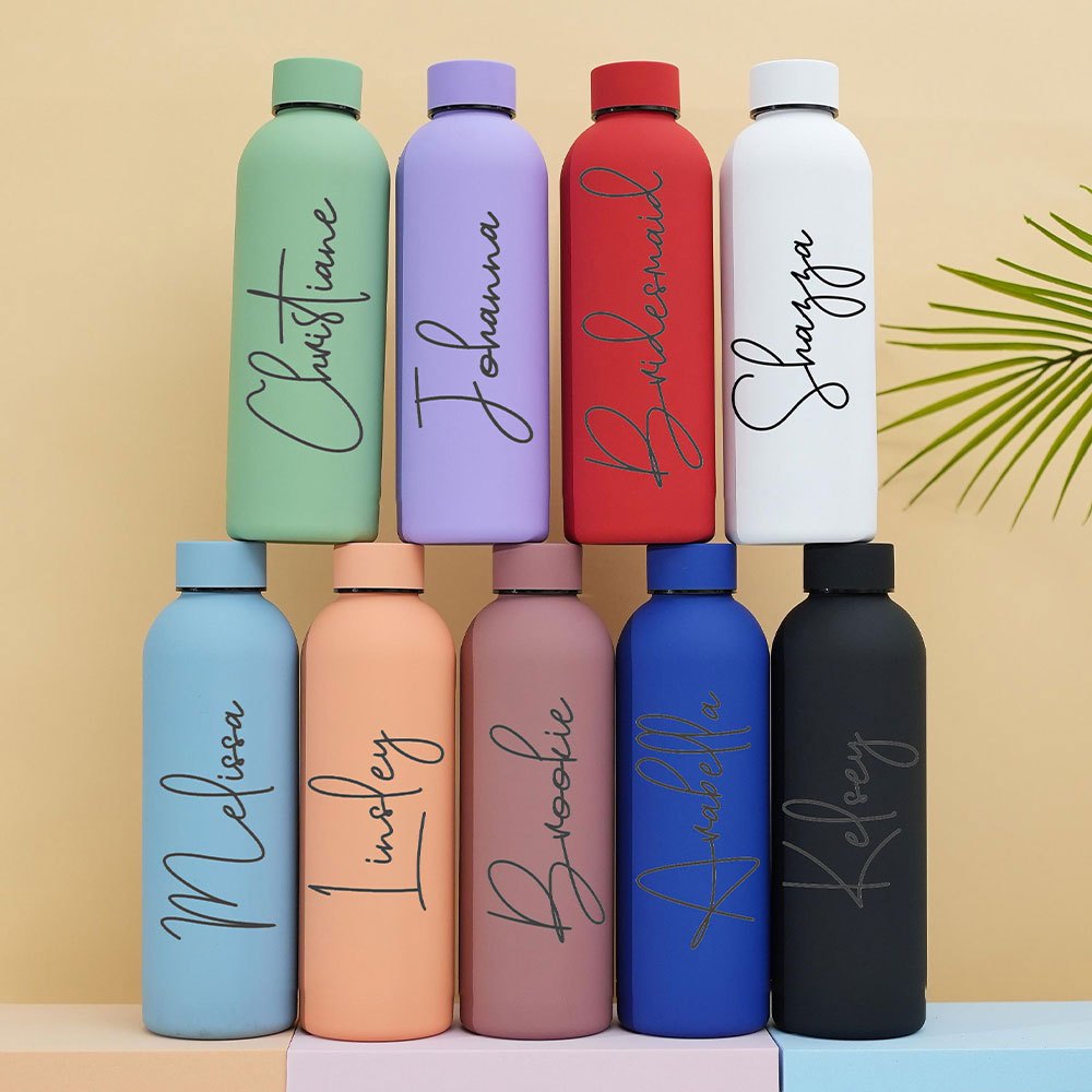 Custom Name Matte Stainless St - Sports Water Bottle Insulated review and price